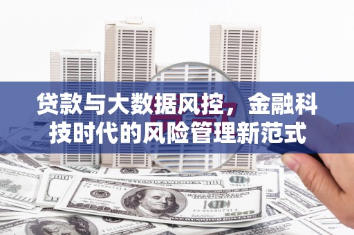 罗田贷款与大数据风控，金融科技时代的风险管理新范式