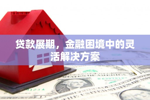 颍上贷款展期，金融困境中的灵活解决方案