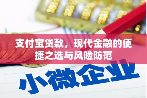 志丹支付宝贷款，现代金融的便捷之选与风险防范