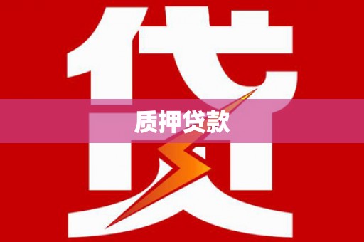 水里质押贷款