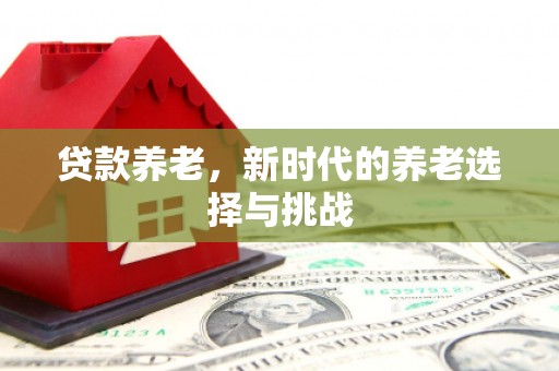 佳冬贷款养老，新时代的养老选择与挑战