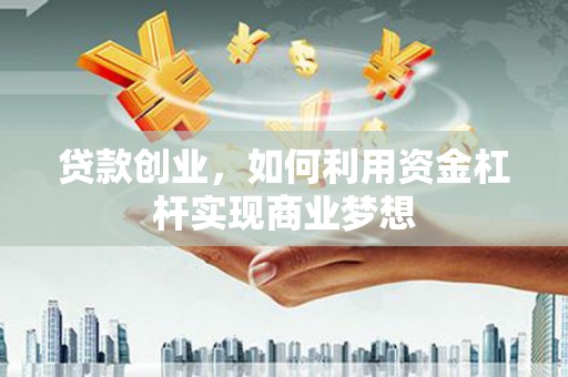 洞头贷款创业，如何利用资金杠杆实现商业梦想
